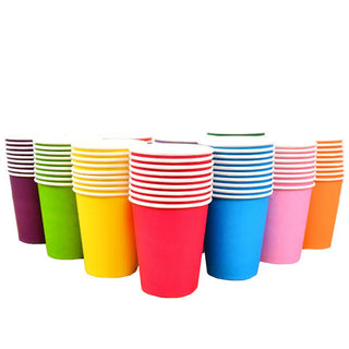 Plain Coloured Cups