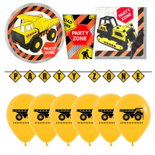 Construction Party Essentials for 8 - SAVE 9%