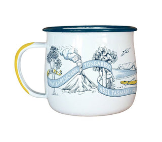 Wolfkamp & Stone Great Walks Enamel Mug