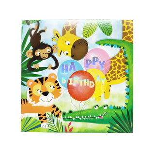 Unknown | Jungle Safari Happy Birthday Cards | Jungle Party Supplies NZ
