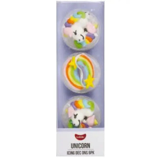 Edible Unicorn Dec Ons - 6 Pack