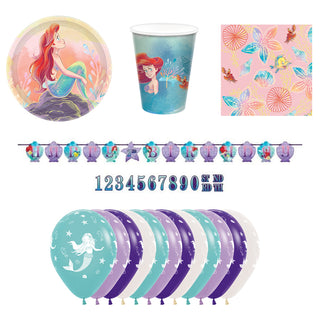 Little Mermaid Party Essentials for 8 - SAVE 10%