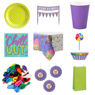 Budget Party Pack for 12 - SAVE 75%