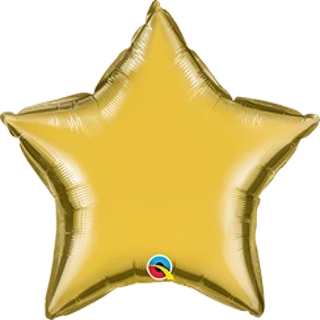 Gold Star Mini Foil Balloon - Add to Balloon Garland