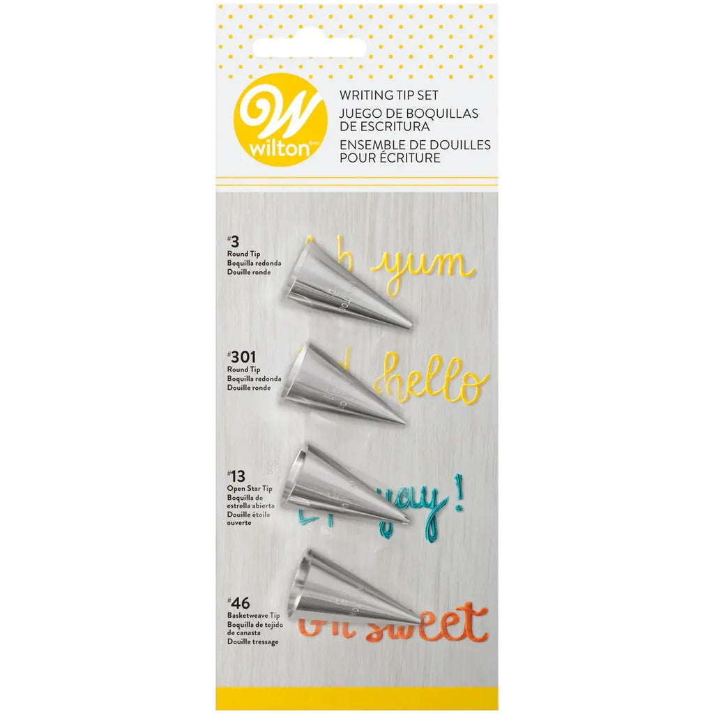 Wilton Writing #3 #13 #46 #301 Tip Set – Build a Birthday NZ