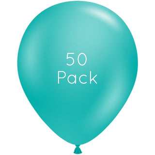 43cm Teal Giant Balloons 50 Pack | Teal Party Supplies NZ