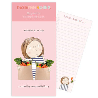 Rosie Made a Thing | Fine Day Magnetic List Pad | Funny Gifts NZ