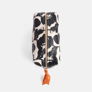 Caroline Gardner Mono Bloom Cube Cosmetic Bag