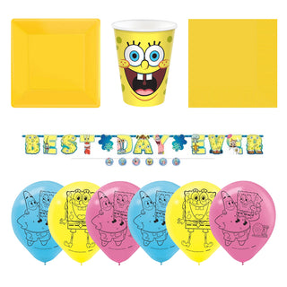 Spongebob Squarepants Party Essentials for 8 - SAVE 10%