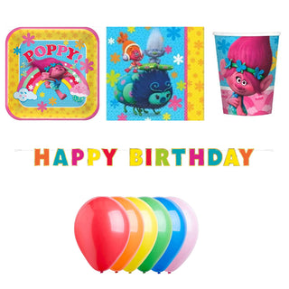 Trolls Value Party Pack for 8 - SAVE 50%