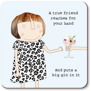 Rosie Made A Thing | True Friend Coaster | Gifts NZ