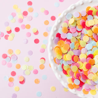 Rainbow Confetti Wafer Sprinkles | Rainbow Party Supplies NZ