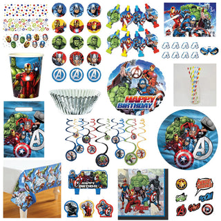Deluxe Avengers Party Pack for 8 - SAVE 13%