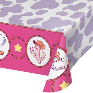 Boots and Bows Cowgirl Tablecover | Cowgirl Party Supplies NZ