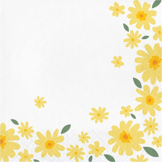 Sweet Daisy Napkins | Garden Party Supplies NZ