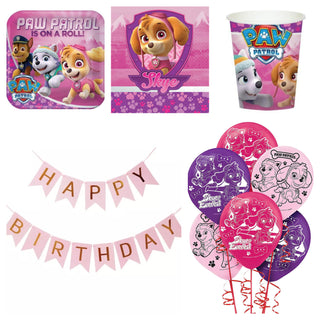 Paw Patrol Girls Essentials Party Pack for 8 - SAVE 10%