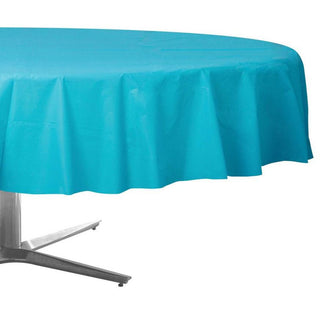 Round Teal Tablecover | Teal Party Supplies NZ