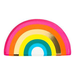 Talking Tables | Birthday Brights Rainbow Shaped Plates | Rainbow Party Supplies NZ