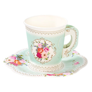 Talking Tables | Truly Scrumptious Floral Teacups | Tea Party Supplies NZ