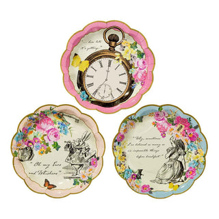 Talking Tables | Truly Alice Illustrated Plates | Alice in Wonderland Party Supplies NZ