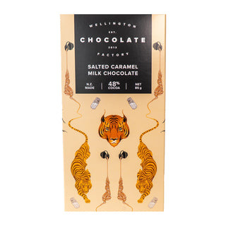 Wellington Chocolate Factory | Milk Salted Caramel Chocolate Bar 85g | Gifts NZ