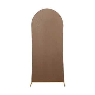 Mocha Brown Arch Backdrop Hire | Event Hire Welington NZ