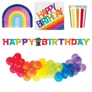 Rainbow Party Essentials for 8 - SAVE 10%