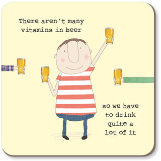 Rosie Made A Thing | Vitamins Coaster | Mens Gifts NZ