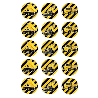 Construction Edible Icing Cupcake Images