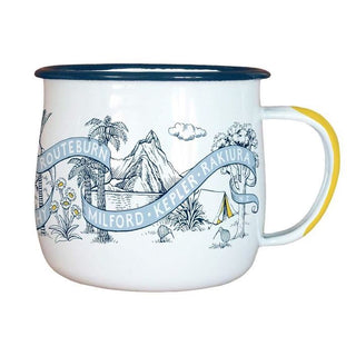 Wolfkamp & Stone | Great Walks Enamel Mug | Kiwiana Gifts