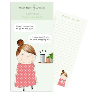 Rosie Made a Thing | Alexa Gin Magnetic List Pad | Funny Gifts NZ