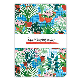 Sarah Campbell Designs | Glasshouse Gardener A5 Notebook | Gifts NZ