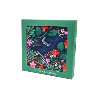 Catherine Marion | Kōkako Boxed Coasters | Gifts NZ