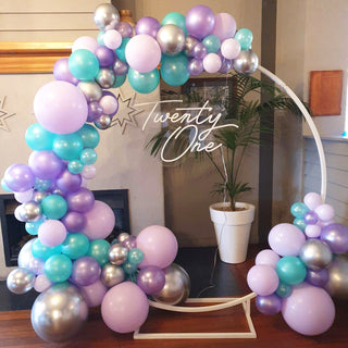Enchanted Balloon Frame Backdrop Hire | Mermaid Party Supplies NZ