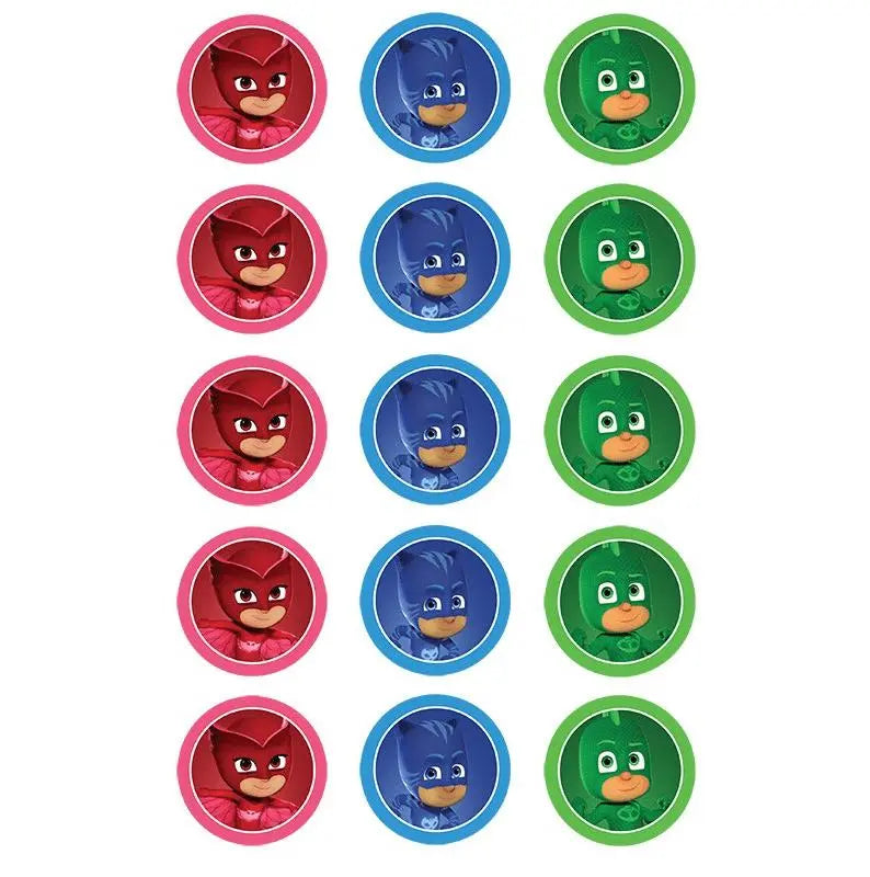 PJ Masks Edible Cupcake Images – Build a Birthday NZ