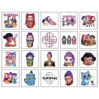 KPop Demon Hunters Tattoos | KPop Demon Hunters Party Supplies NZ