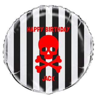 Personalised Pirate Foil Balloon | Pirate Party Supplies NZ