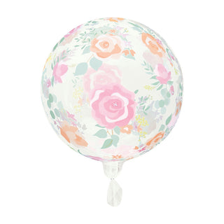 Pink Bloom Bubble Balloon | Floral Party Supplies NZ
