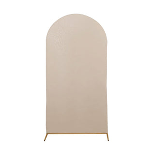 Beige Sand Arch Backdrop Hire | Event Hire Wellington NZ
