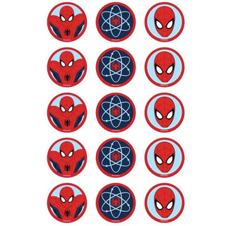 Spiderman Edible Icing Cupcake Images