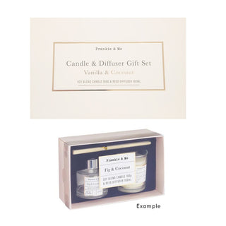 Vanilla and Coconut Candle & Diffuser Gift Set | Gifts for Women NZ