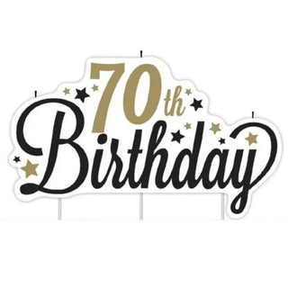 70th Birthday Candle | 70th Birthday Party Supplies