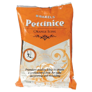 Pettinice Orange Fondant Icing - 750g