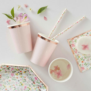 Ginger Ray | Ditsy Floral Cups | Floral Party Supplies