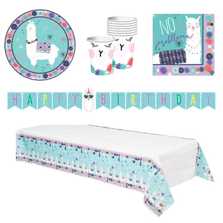 Llama Party Essentials for 8 - SAVE 50%
