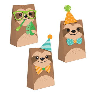 Creative Converting | Sloth Party Treat Bags | Sloth Party Theme & Supplies