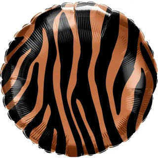 Qualatex | Tiger Stripes Foil Balloon | Jungle Party Theme & Supplies