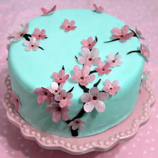 Cherry Blossom Cake Decoration | Garden Party Supplies