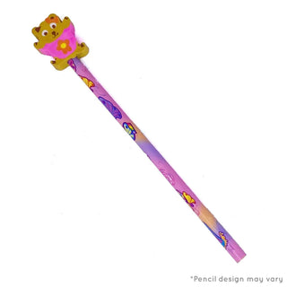 Brown Teddy Bear Pencil & Eraser | Teddy Bear Party Supplies NZ