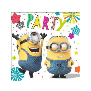 Amscan | Despicable Me 3 Napkins - Lunch | Minion Party Theme & Supplies